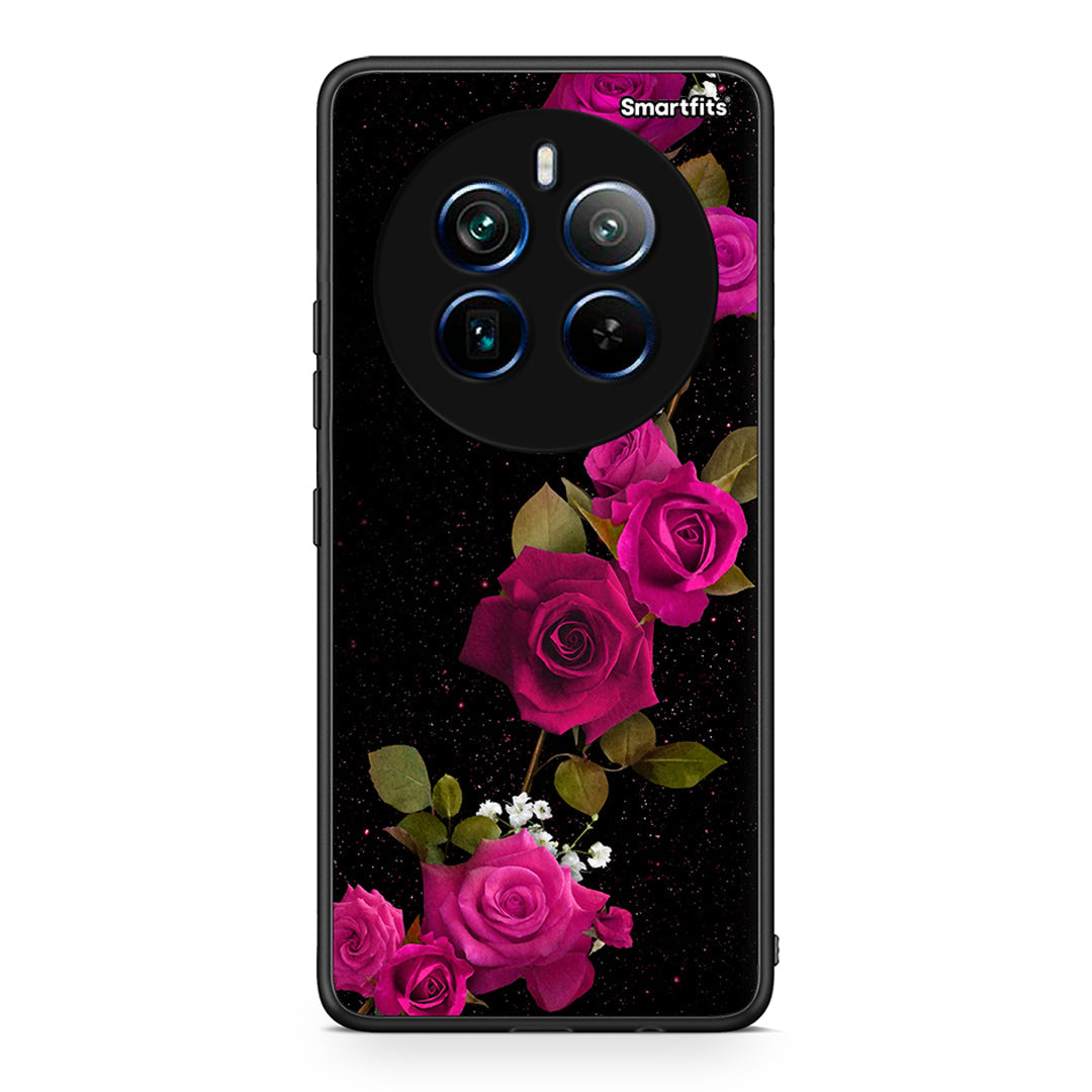 4 - Realme 12 Pro 5G / 12 Pro+ Red Roses Flower case, cover, bumper