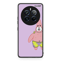 Thumbnail for Realme 12 Pro 5G / 12 Pro+ Friends Patrick θήκη από τη Smartfits με σχέδιο στο πίσω μέρος και μαύρο περίβλημα | Smartphone case with colorful back and black bezels by Smartfits