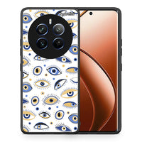 Thumbnail for Θήκη Realme 12 Pro 5G / 12 Pro+ Ftou Ftou από τη Smartfits με σχέδιο στο πίσω μέρος και μαύρο περίβλημα | Realme 12 Pro 5G / 12 Pro+ Ftou Ftou case with colorful back and black bezels