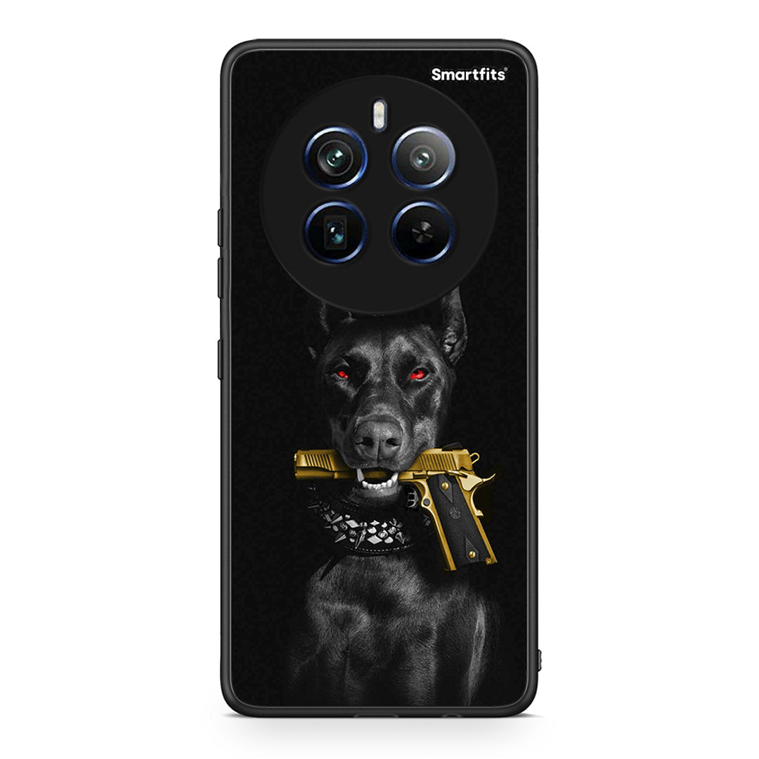Realme 12 Pro 5G / 12 Pro+ Golden Gun Θήκη Αγίου Βαλεντίνου από τη Smartfits με σχέδιο στο πίσω μέρος και μαύρο περίβλημα | Smartphone case with colorful back and black bezels by Smartfits