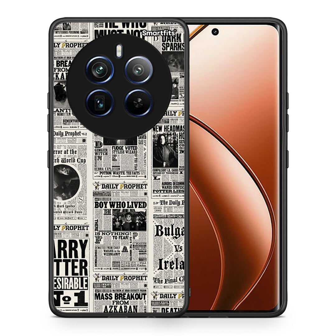 Θήκη Realme 12 Pro 5G / 12 Pro+ Harry Paper από τη Smartfits με σχέδιο στο πίσω μέρος και μαύρο περίβλημα | Realme 12 Pro 5G / 12 Pro+ Harry Paper case with colorful back and black bezels