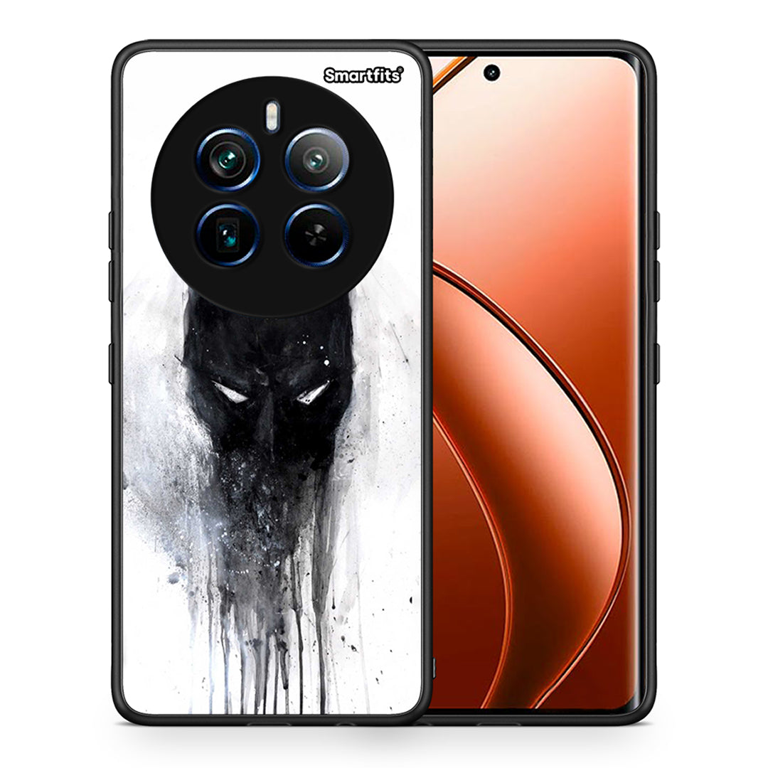 Θήκη Realme 12 Pro 5G / 12 Pro+ Paint Bat Hero από τη Smartfits με σχέδιο στο πίσω μέρος και μαύρο περίβλημα | Realme 12 Pro 5G / 12 Pro+ Paint Bat Hero case with colorful back and black bezels
