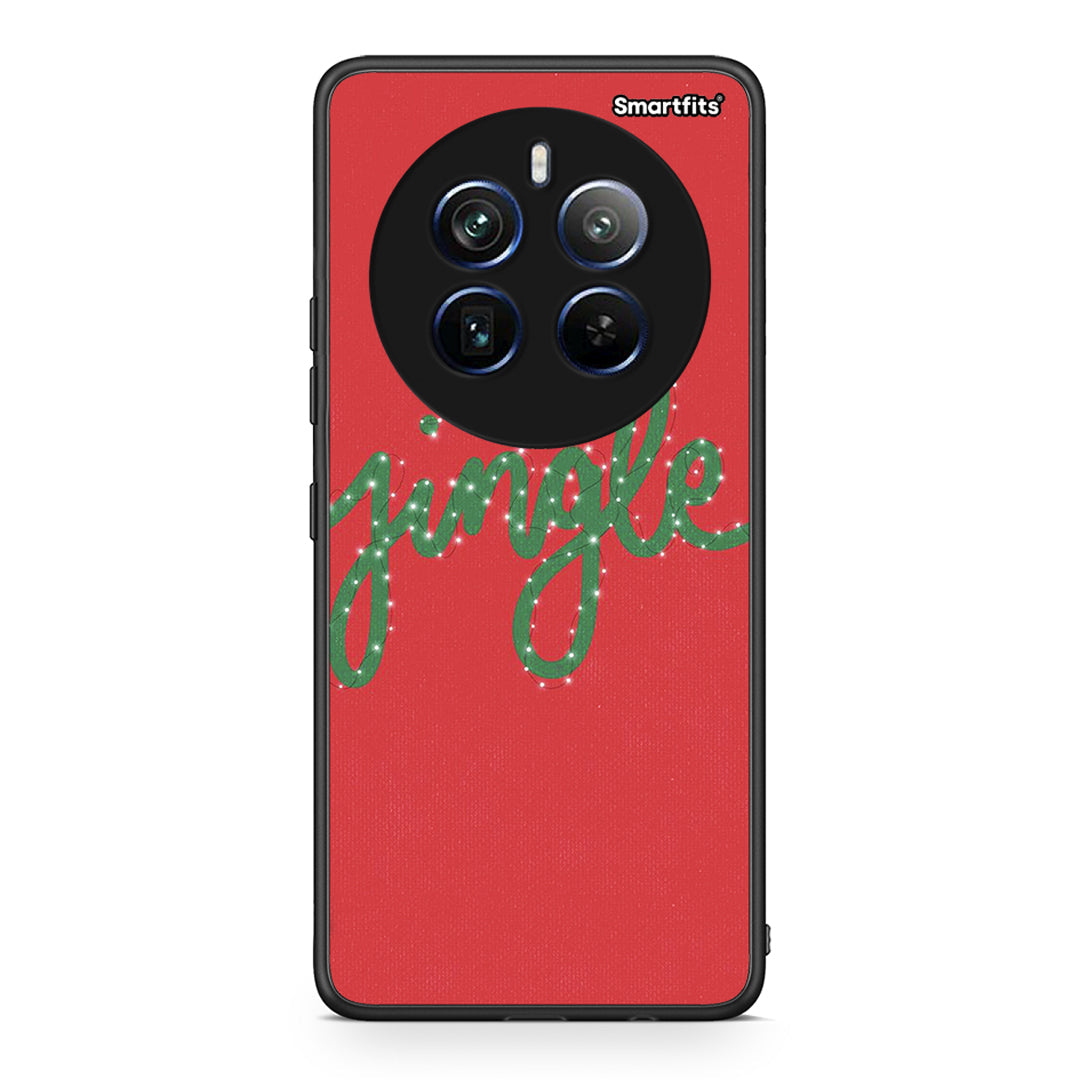 Realme 12 Pro 5G / 12 Pro+ Jingle Xmas θήκη από τη Smartfits με σχέδιο στο πίσω μέρος και μαύρο περίβλημα | Smartphone case with colorful back and black bezels by Smartfits