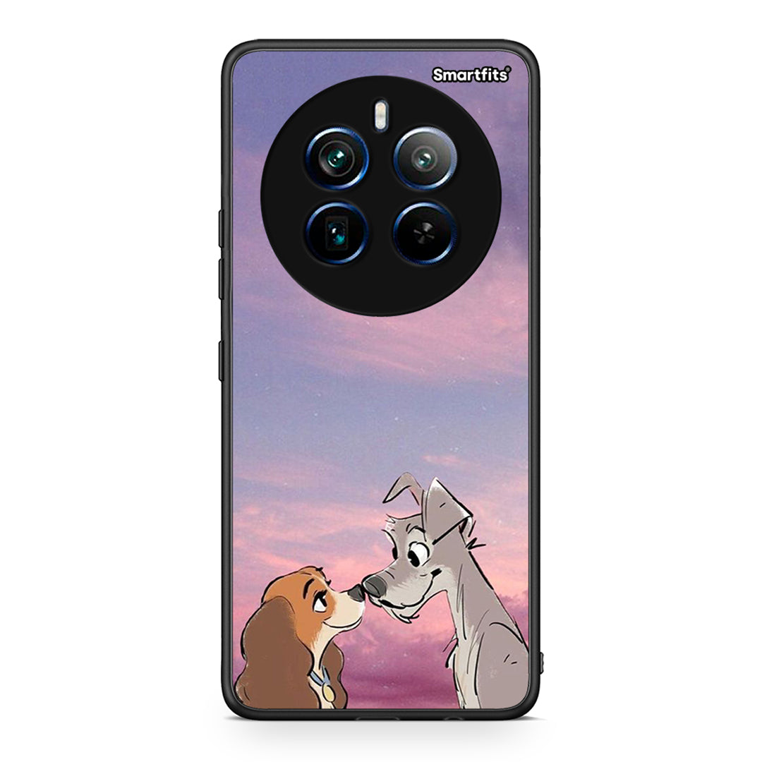Realme 12 Pro 5G / 12 Pro+ Lady And Tramp θήκη από τη Smartfits με σχέδιο στο πίσω μέρος και μαύρο περίβλημα | Smartphone case with colorful back and black bezels by Smartfits