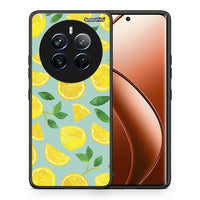 Thumbnail for Θήκη Realme 12 Pro 5G / 12 Pro+ Lemons από τη Smartfits με σχέδιο στο πίσω μέρος και μαύρο περίβλημα | Realme 12 Pro 5G / 12 Pro+ Lemons case with colorful back and black bezels