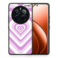 Thumbnail for Θήκη Realme 12 Pro 5G / 12 Pro+ Lilac Hearts από τη Smartfits με σχέδιο στο πίσω μέρος και μαύρο περίβλημα | Realme 12 Pro 5G / 12 Pro+ Lilac Hearts case with colorful back and black bezels