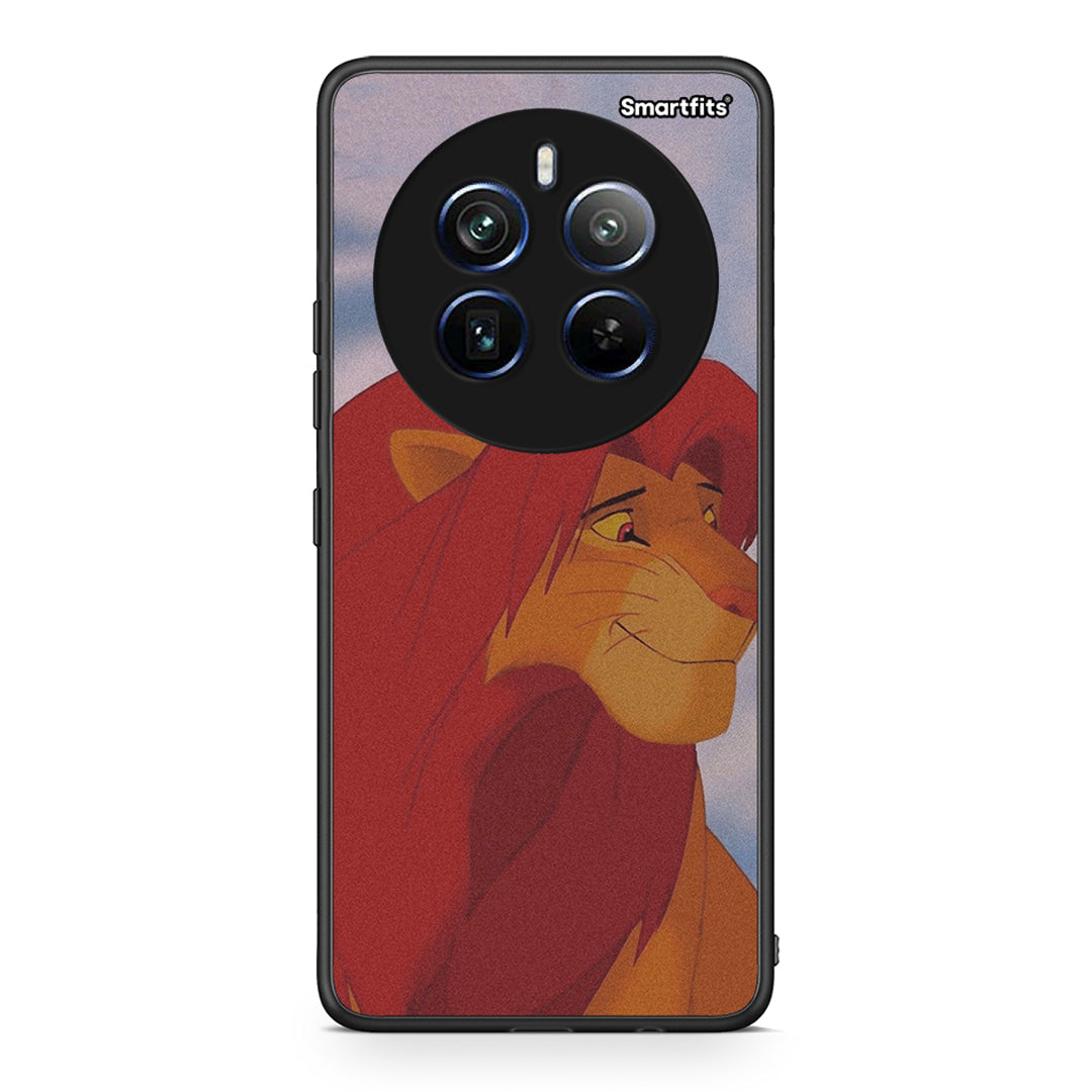 Realme 12 Pro 5G / 12 Pro+ Lion Love 1 Θήκη Αγίου Βαλεντίνου από τη Smartfits με σχέδιο στο πίσω μέρος και μαύρο περίβλημα | Smartphone case with colorful back and black bezels by Smartfits