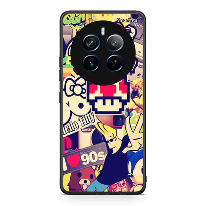 Realme 12 Pro 5G / 12 Pro+ Love The 90s θήκη από τη Smartfits με σχέδιο στο πίσω μέρος και μαύρο περίβλημα | Smartphone case with colorful back and black bezels by Smartfits