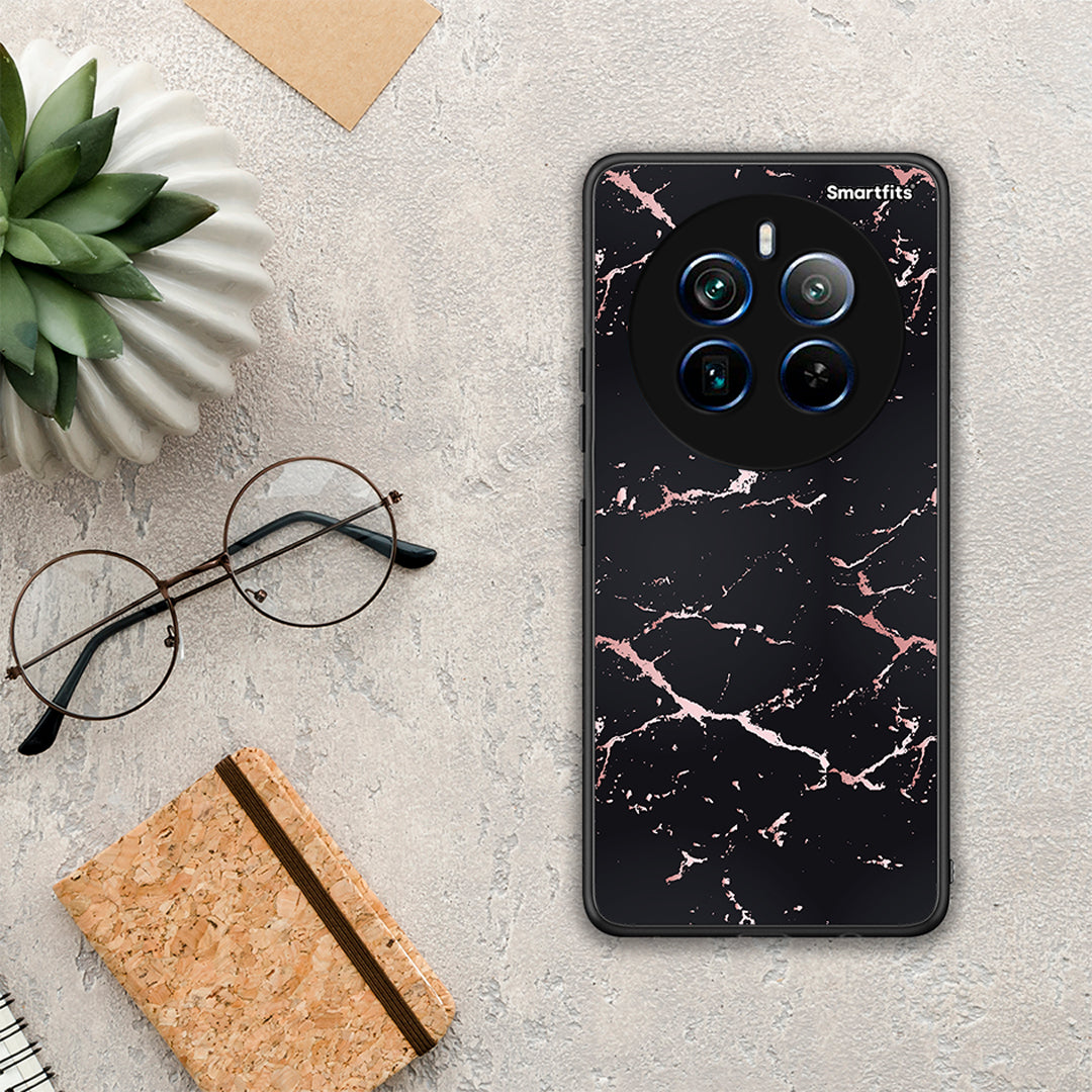 Marble Black Rosegold - Realme 12 Pro 5G / 12 Pro+ θήκη