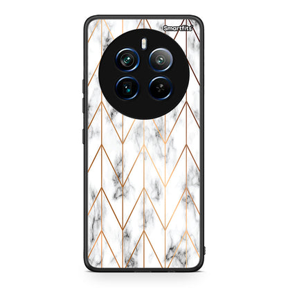 44 - Realme 12 Pro 5G / 12 Pro+ Gold Geometric Marble case, cover, bumper