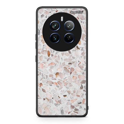 Realme 12 Pro 5G / 12 Pro+ Marble Terrazzo θήκη από τη Smartfits με σχέδιο στο πίσω μέρος και μαύρο περίβλημα | Smartphone case with colorful back and black bezels by Smartfits
