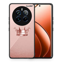 Thumbnail for Θήκη Realme 12 Pro 5G / 12 Pro+ Crown Minimal από τη Smartfits με σχέδιο στο πίσω μέρος και μαύρο περίβλημα | Realme 12 Pro 5G / 12 Pro+ Crown Minimal case with colorful back and black bezels