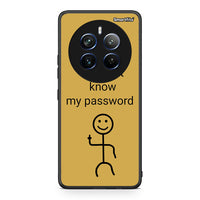 Thumbnail for Realme 12 Pro 5G / 12 Pro+ My Password Θήκη από τη Smartfits με σχέδιο στο πίσω μέρος και μαύρο περίβλημα | Smartphone case with colorful back and black bezels by Smartfits