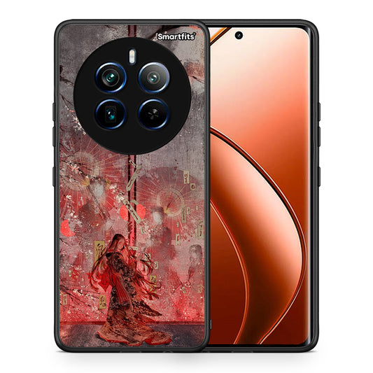 Θήκη Realme 12 Pro 5G / 12 Pro+ Nezuko Kamado από τη Smartfits με σχέδιο στο πίσω μέρος και μαύρο περίβλημα | Realme 12 Pro 5G / 12 Pro+ Nezuko Kamado case with colorful back and black bezels