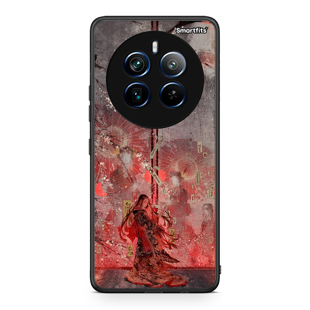 Realme 12 Pro 5G / 12 Pro+ Nezuko Kamado θήκη από τη Smartfits με σχέδιο στο πίσω μέρος και μαύρο περίβλημα | Smartphone case with colorful back and black bezels by Smartfits