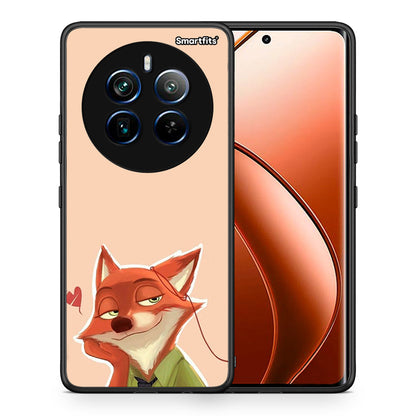 Θήκη Realme 12 Pro 5G / 12 Pro+ Nick Wilde And Judy Hopps Love 1 από τη Smartfits με σχέδιο στο πίσω μέρος και μαύρο περίβλημα | Realme 12 Pro 5G / 12 Pro+ Nick Wilde And Judy Hopps Love 1 case with colorful back and black bezels