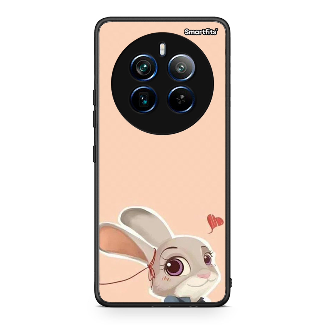 Realme 12 Pro 5G / 12 Pro+ Nick Wilde And Judy Hopps Love 2 θήκη από τη Smartfits με σχέδιο στο πίσω μέρος και μαύρο περίβλημα | Smartphone case with colorful back and black bezels by Smartfits