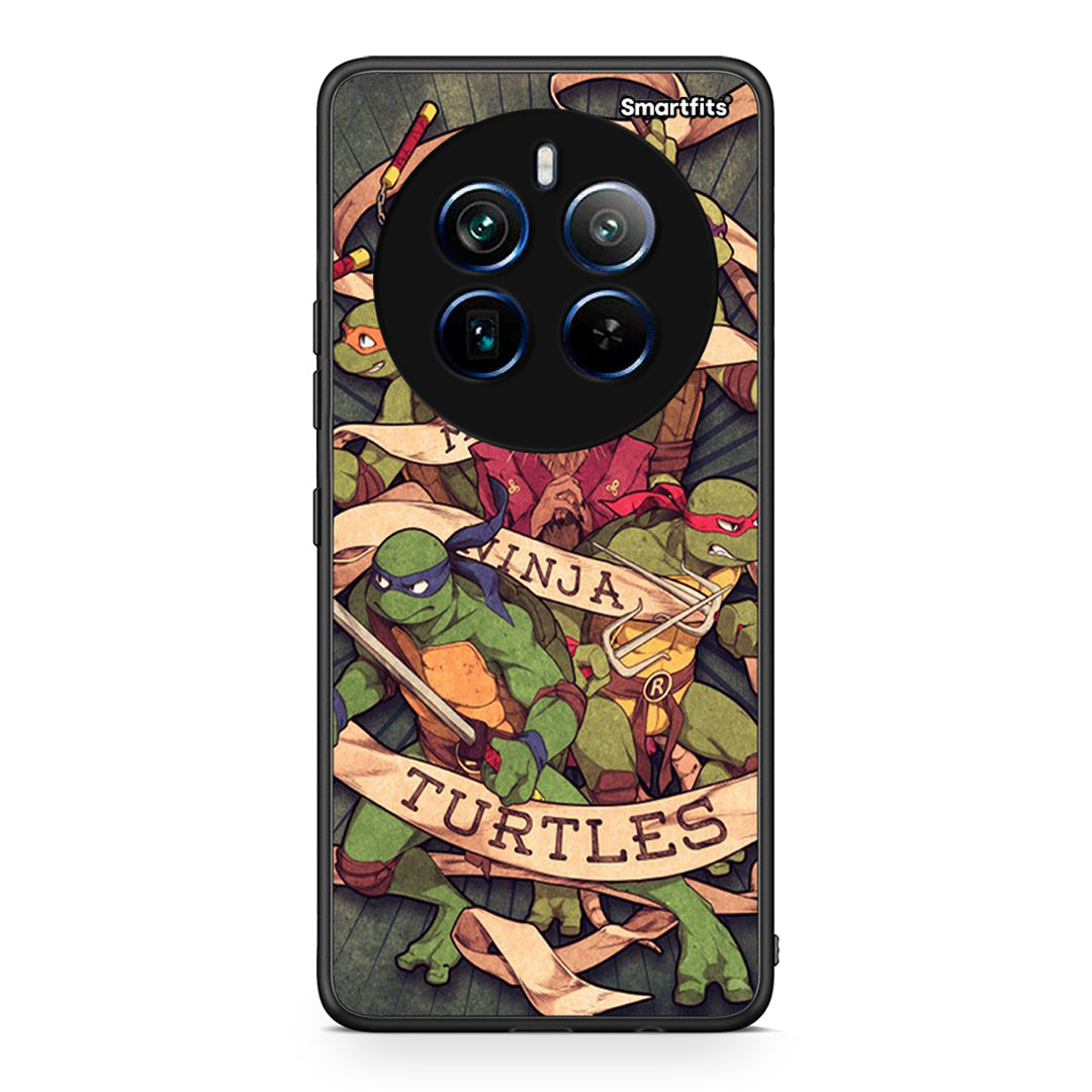 Realme 12 Pro 5G / 12 Pro+ Ninja Turtles θήκη από τη Smartfits με σχέδιο στο πίσω μέρος και μαύρο περίβλημα | Smartphone case with colorful back and black bezels by Smartfits