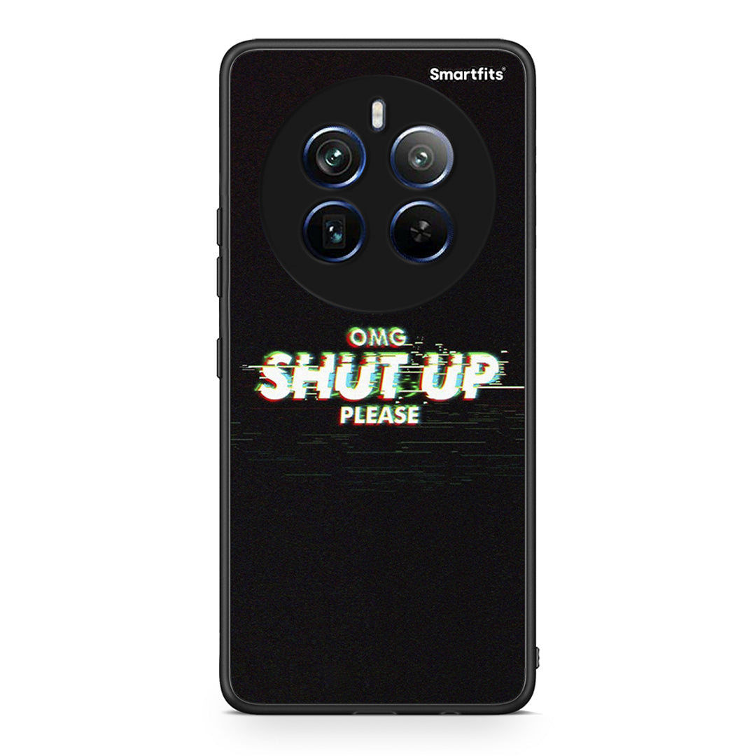 Realme 12 Pro 5G / 12 Pro+ OMG ShutUp θήκη από τη Smartfits με σχέδιο στο πίσω μέρος και μαύρο περίβλημα | Smartphone case with colorful back and black bezels by Smartfits