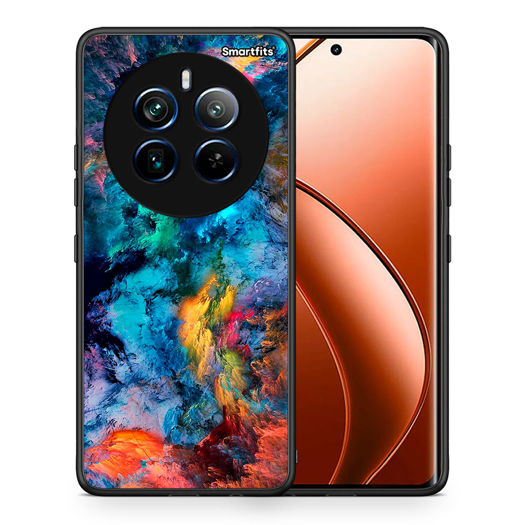Θήκη Realme 12 Pro 5G / 12 Pro+ Crayola Paint από τη Smartfits με σχέδιο στο πίσω μέρος και μαύρο περίβλημα | Realme 12 Pro 5G / 12 Pro+ Crayola Paint case with colorful back and black bezels