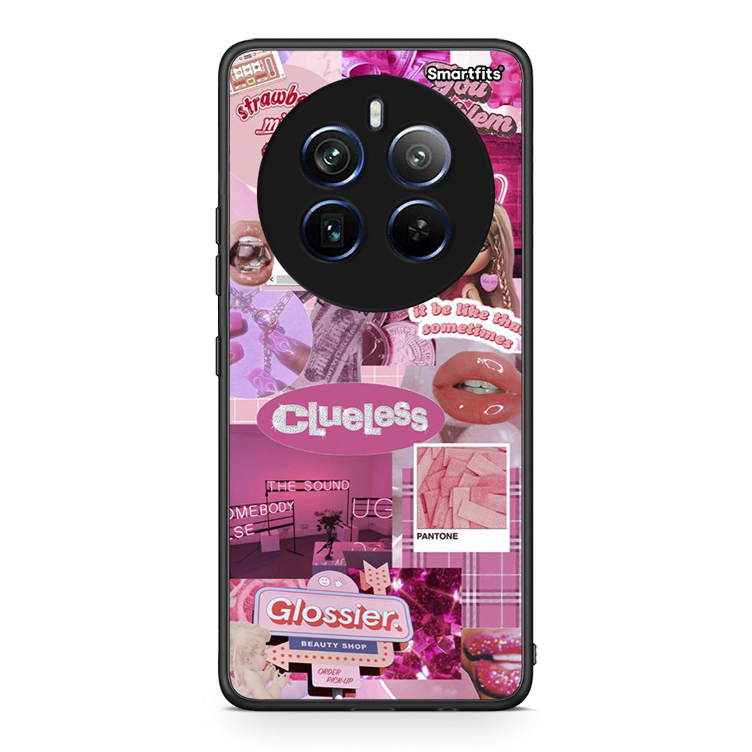 Realme 12 Pro 5G / 12 Pro+ Pink Love Θήκη Αγίου Βαλεντίνου από τη Smartfits με σχέδιο στο πίσω μέρος και μαύρο περίβλημα | Smartphone case with colorful back and black bezels by Smartfits