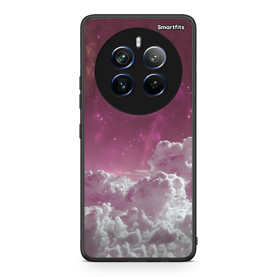 Realme 12 Pro 5G / 12 Pro+ Pink Moon Θήκη από τη Smartfits με σχέδιο στο πίσω μέρος και μαύρο περίβλημα | Smartphone case with colorful back and black bezels by Smartfits