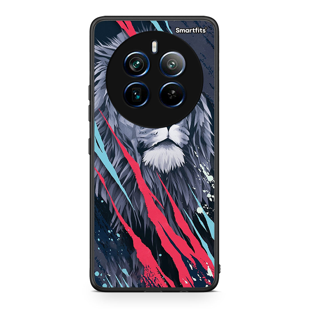 4 - Realme 12 Pro 5G / 12 Pro+ Lion Designer PopArt case, cover, bumper
