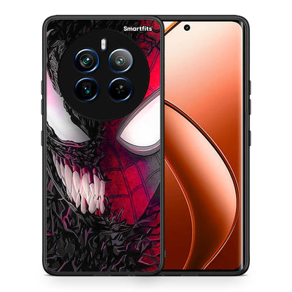 Θήκη Realme 12 Pro 5G / 12 Pro+ SpiderVenom PopArt από τη Smartfits με σχέδιο στο πίσω μέρος και μαύρο περίβλημα | Realme 12 Pro 5G / 12 Pro+ SpiderVenom PopArt case with colorful back and black bezels