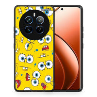 Thumbnail for Θήκη Realme 12 Pro 5G / 12 Pro+ Sponge PopArt από τη Smartfits με σχέδιο στο πίσω μέρος και μαύρο περίβλημα | Realme 12 Pro 5G / 12 Pro+ Sponge PopArt case with colorful back and black bezels