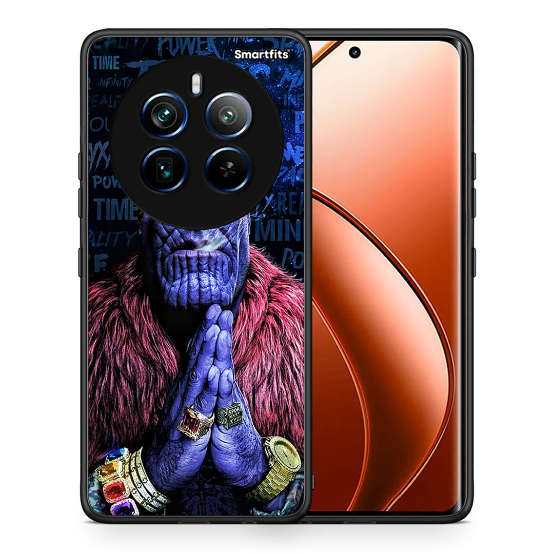 Θήκη Realme 12 Pro 5G / 12 Pro+ Thanos PopArt από τη Smartfits με σχέδιο στο πίσω μέρος και μαύρο περίβλημα | Realme 12 Pro 5G / 12 Pro+ Thanos PopArt case with colorful back and black bezels