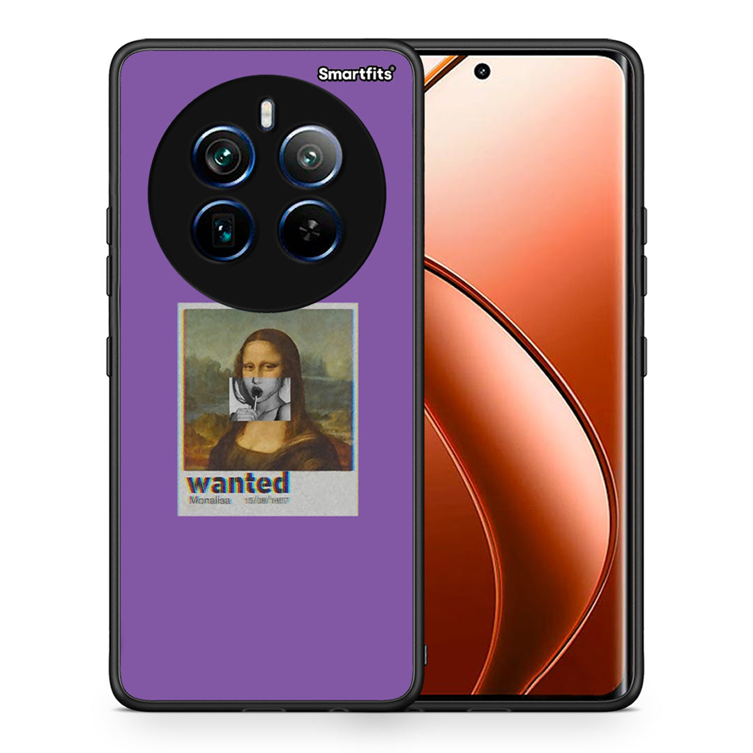 Θήκη Realme 12 Pro 5G / 12 Pro+ Monalisa Popart από τη Smartfits με σχέδιο στο πίσω μέρος και μαύρο περίβλημα | Realme 12 Pro 5G / 12 Pro+ Monalisa Popart case with colorful back and black bezels
