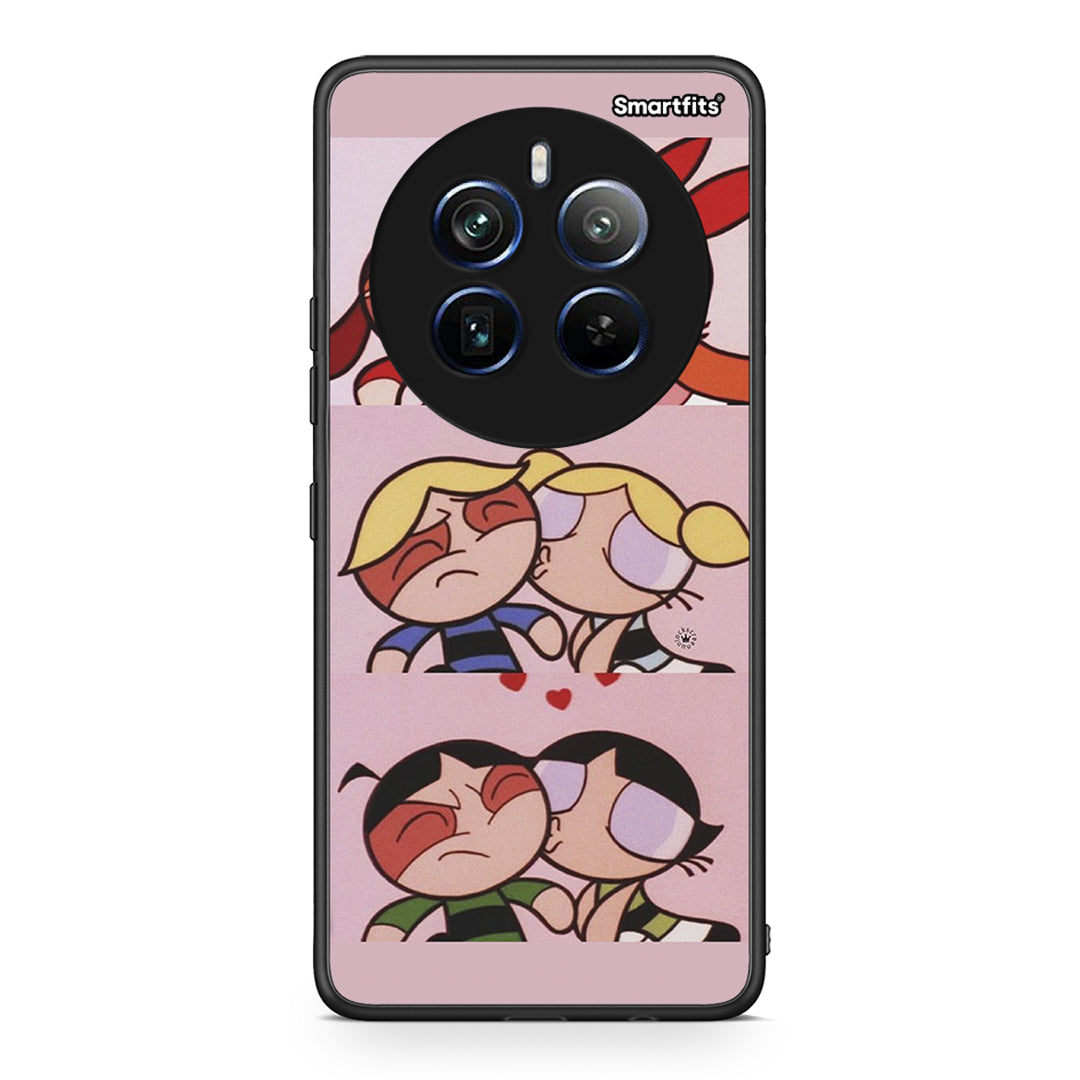 Realme 12 Pro 5G / 12 Pro+ Puff Love Θήκη Αγίου Βαλεντίνου από τη Smartfits με σχέδιο στο πίσω μέρος και μαύρο περίβλημα | Smartphone case with colorful back and black bezels by Smartfits