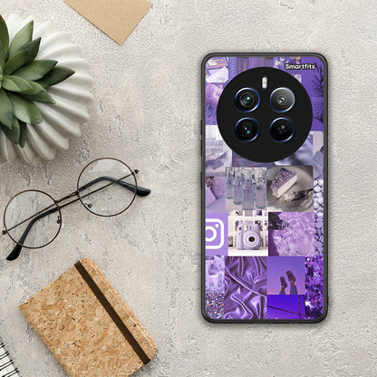 Purple Aesthetic Collage - Realme 12 Pro 5G / 12 Pro+ θήκη