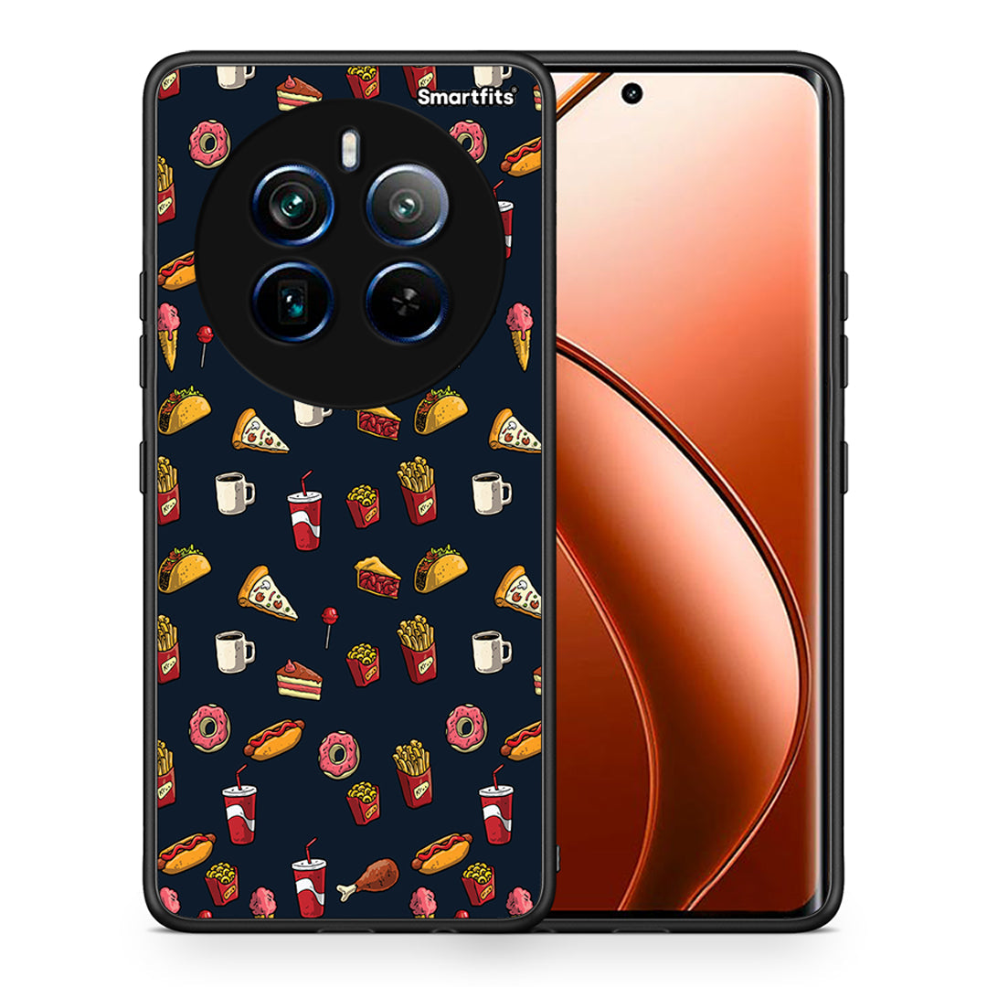 Θήκη Realme 12 Pro 5G / 12 Pro+ Hungry Random από τη Smartfits με σχέδιο στο πίσω μέρος και μαύρο περίβλημα | Realme 12 Pro 5G / 12 Pro+ Hungry Random case with colorful back and black bezels