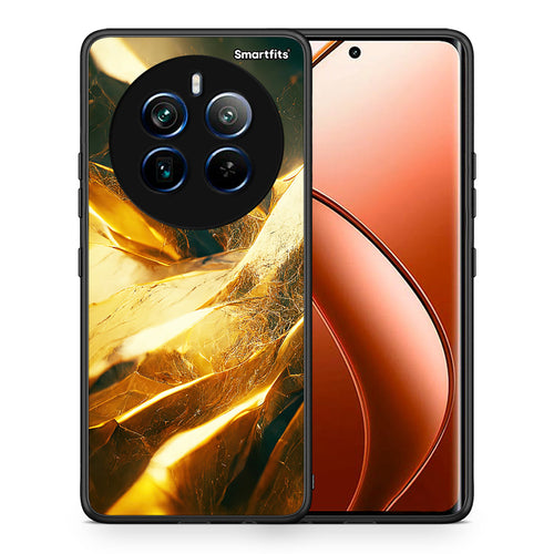 Θήκη Realme 12 Pro 5G / 12 Pro+ Real Gold από τη Smartfits με σχέδιο στο πίσω μέρος και μαύρο περίβλημα | Realme 12 Pro 5G / 12 Pro+ Real Gold case with colorful back and black bezels