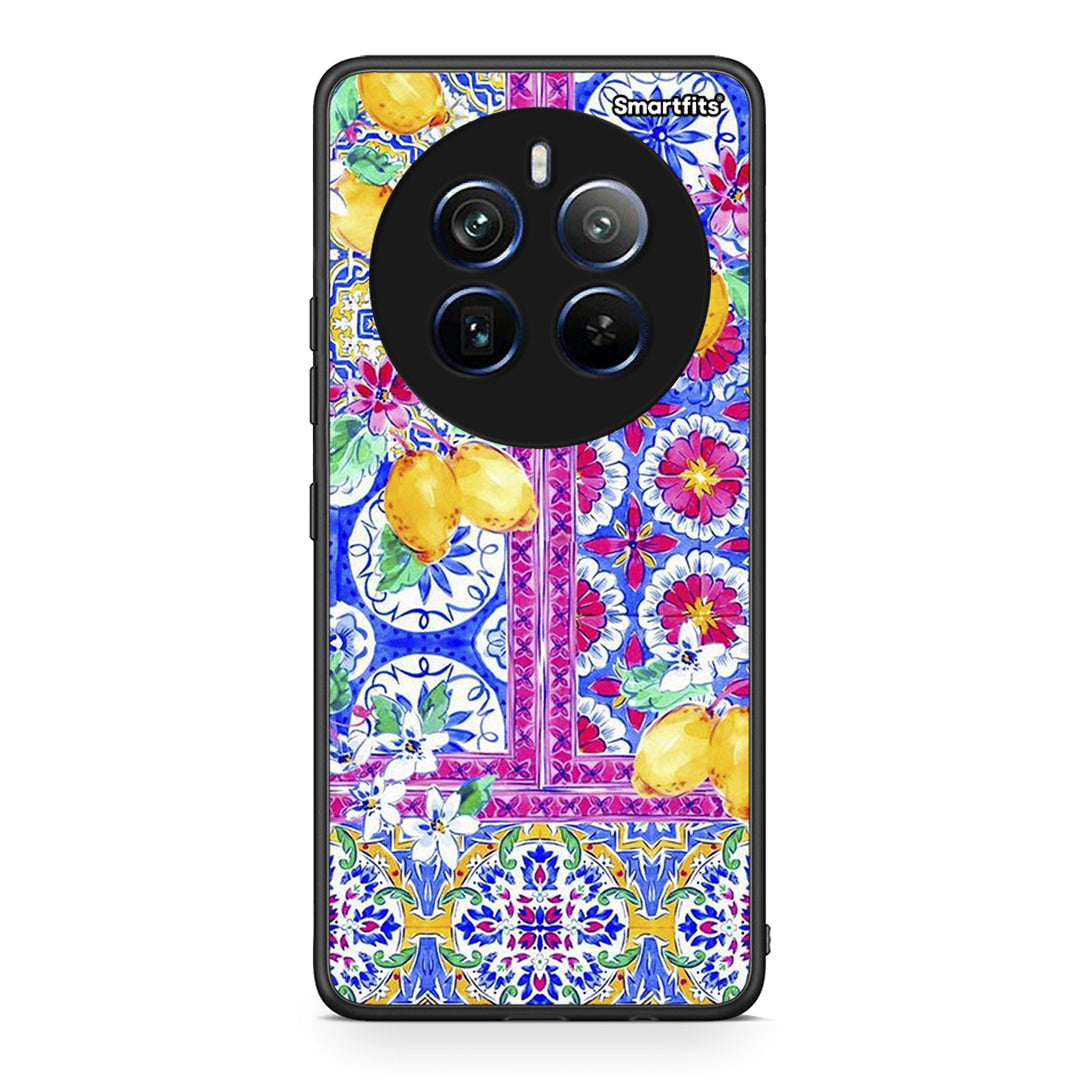 Realme 12 Pro 5G / 12 Pro+ Retro Spring θήκη από τη Smartfits με σχέδιο στο πίσω μέρος και μαύρο περίβλημα | Smartphone case with colorful back and black bezels by Smartfits
