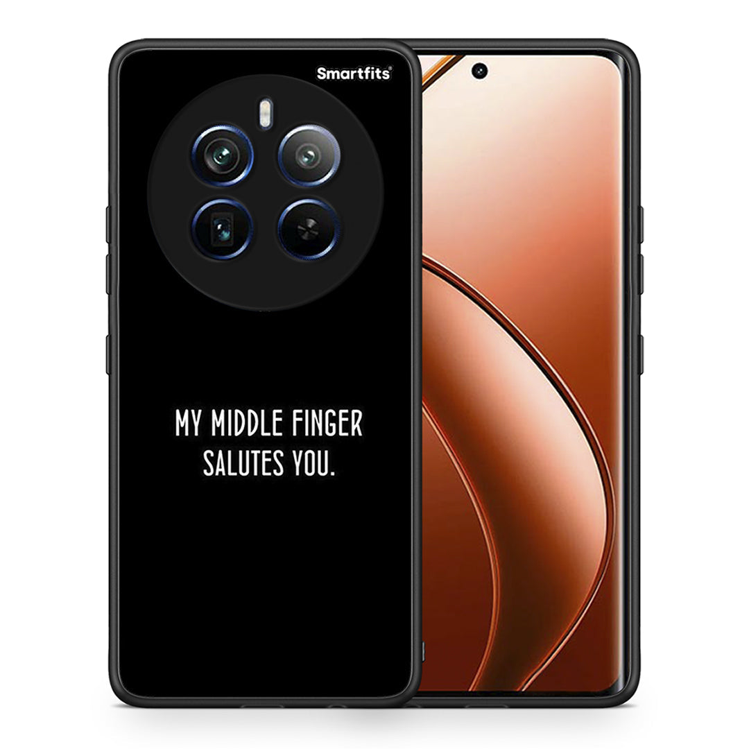 Θήκη Realme 12 Pro 5G / 12 Pro+ Salute από τη Smartfits με σχέδιο στο πίσω μέρος και μαύρο περίβλημα | Realme 12 Pro 5G / 12 Pro+ Salute case with colorful back and black bezels