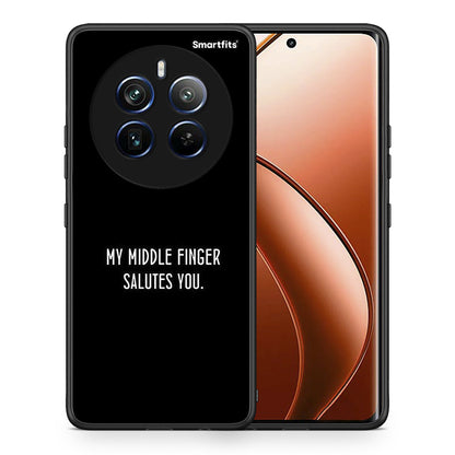 Θήκη Realme 12 Pro 5G / 12 Pro+ Salute από τη Smartfits με σχέδιο στο πίσω μέρος και μαύρο περίβλημα | Realme 12 Pro 5G / 12 Pro+ Salute case with colorful back and black bezels