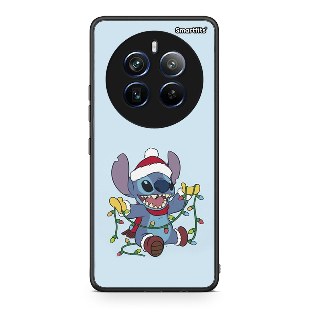 Realme 12 Pro 5G / 12 Pro+ Santa Stich θήκη από τη Smartfits με σχέδιο στο πίσω μέρος και μαύρο περίβλημα | Smartphone case with colorful back and black bezels by Smartfits