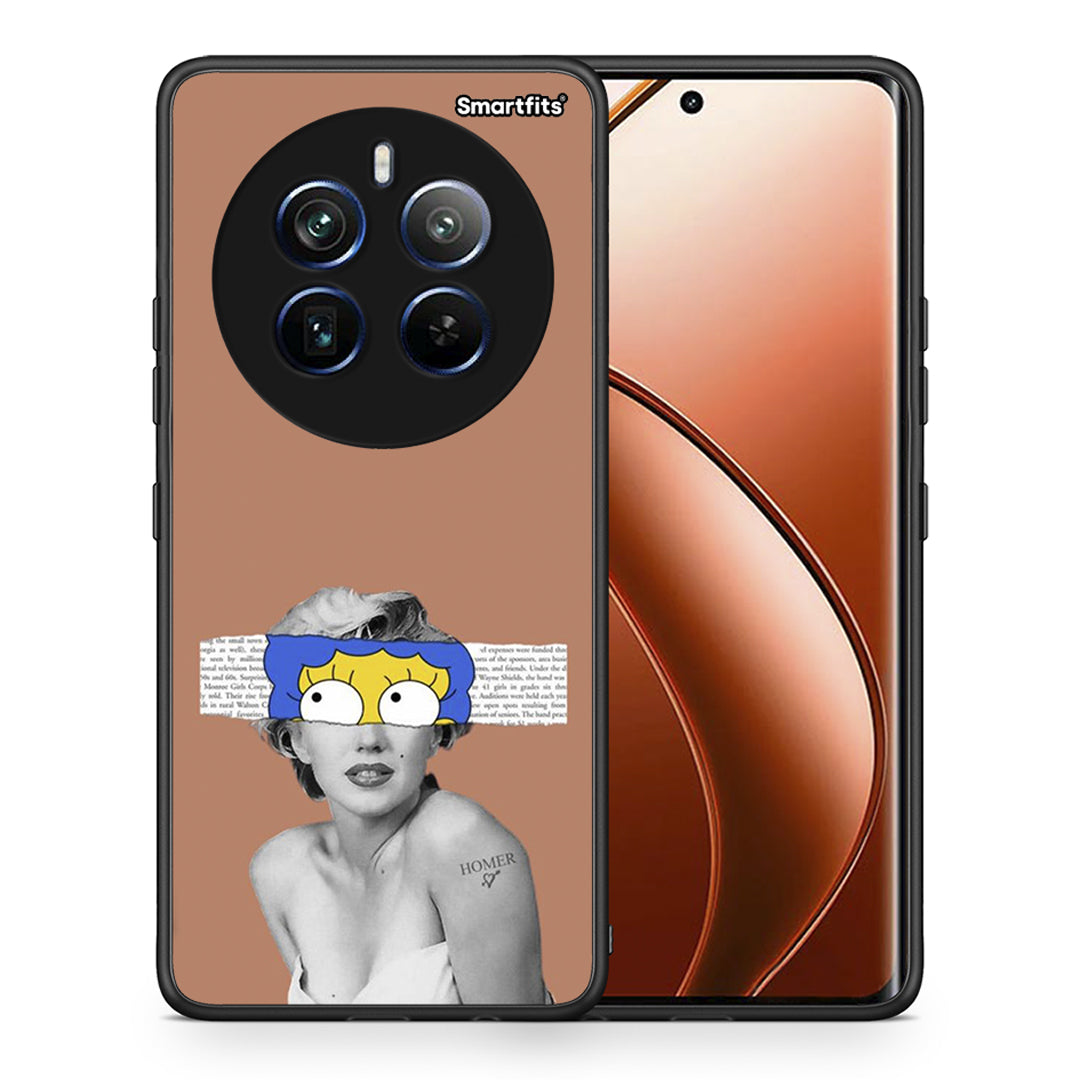 Θήκη Realme 12 Pro 5G / 12 Pro+ Sim Merilyn από τη Smartfits με σχέδιο στο πίσω μέρος και μαύρο περίβλημα | Realme 12 Pro 5G / 12 Pro+ Sim Merilyn case with colorful back and black bezels