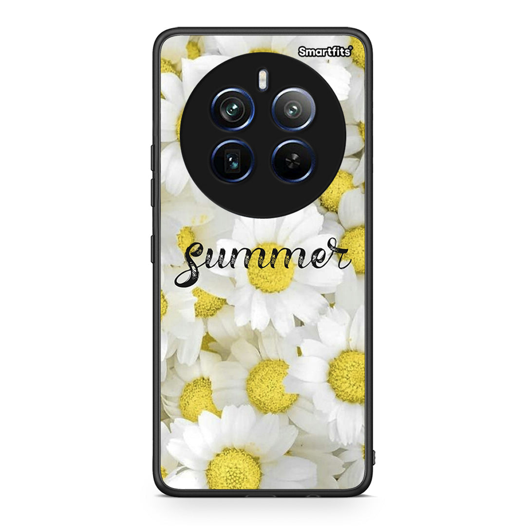 Realme 12 Pro 5G / 12 Pro+ Summer Daisies Θήκη από τη Smartfits με σχέδιο στο πίσω μέρος και μαύρο περίβλημα | Smartphone case with colorful back and black bezels by Smartfits