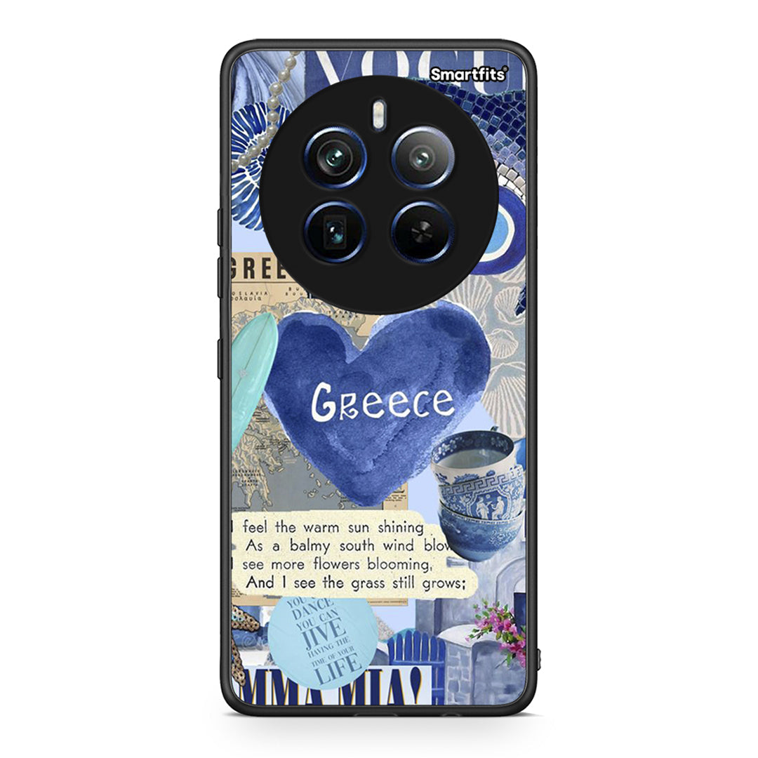 Realme 12 Pro 5G / 12 Pro+ Summer In Greece Θήκη από τη Smartfits με σχέδιο στο πίσω μέρος και μαύρο περίβλημα | Smartphone case with colorful back and black bezels by Smartfits