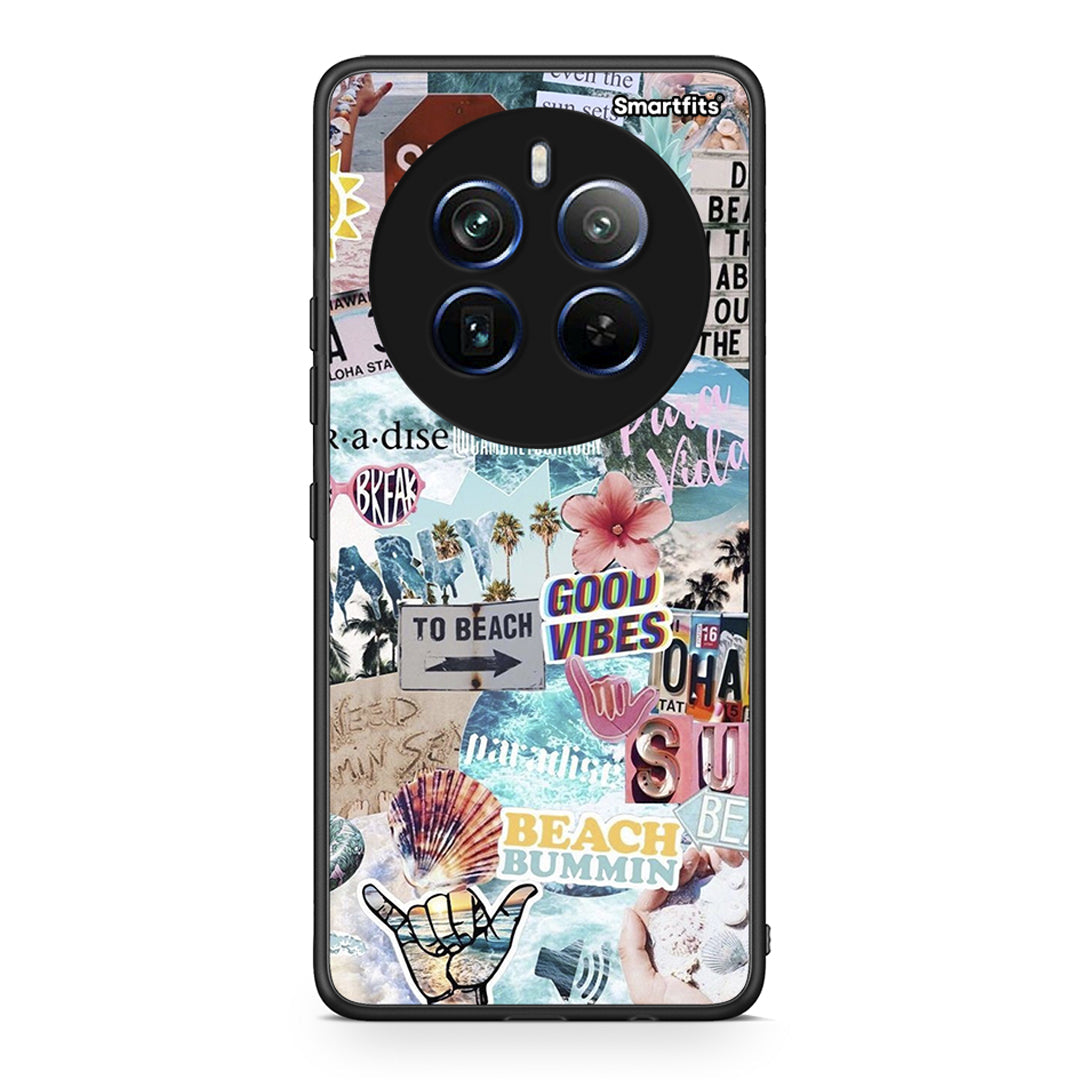 Realme 12 Pro 5G / 12 Pro+ Summer Vibes Θήκη από τη Smartfits με σχέδιο στο πίσω μέρος και μαύρο περίβλημα | Smartphone case with colorful back and black bezels by Smartfits