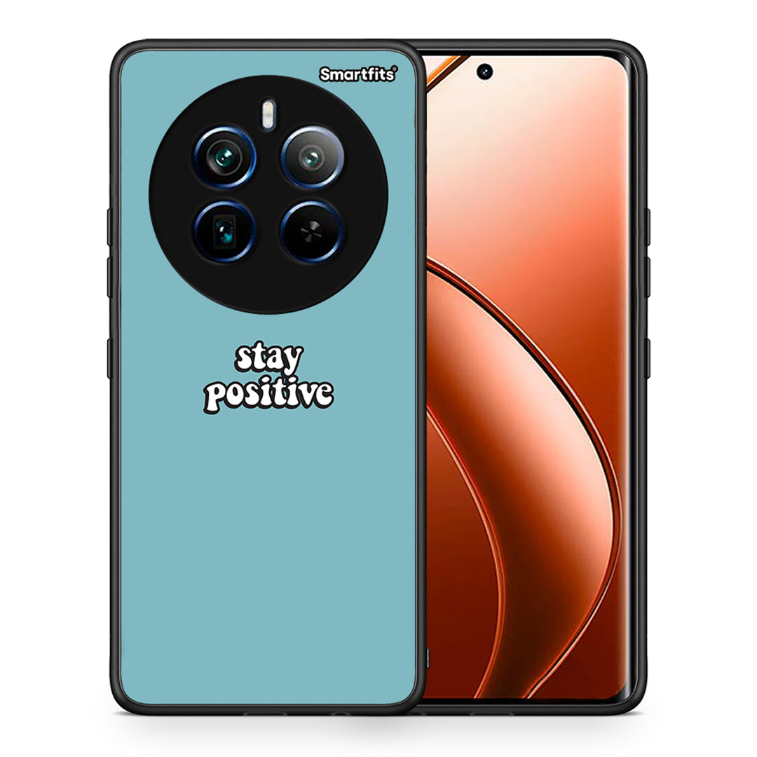 Θήκη Realme 12 Pro 5G / 12 Pro+ Positive Text από τη Smartfits με σχέδιο στο πίσω μέρος και μαύρο περίβλημα | Realme 12 Pro 5G / 12 Pro+ Positive Text case with colorful back and black bezels