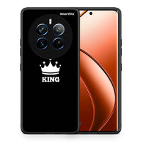 Thumbnail for Θήκη Realme 12 Pro 5G / 12 Pro+ King Valentine από τη Smartfits με σχέδιο στο πίσω μέρος και μαύρο περίβλημα | Realme 12 Pro 5G / 12 Pro+ King Valentine case with colorful back and black bezels