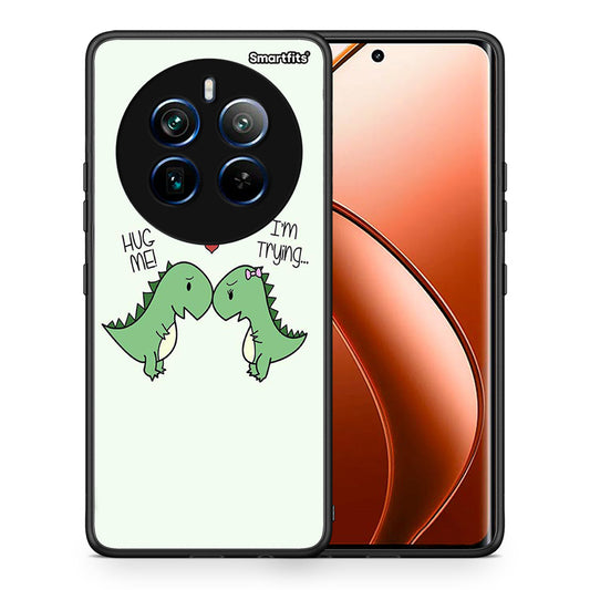 Θήκη Realme 12 Pro 5G / 12 Pro+ Rex Valentine από τη Smartfits με σχέδιο στο πίσω μέρος και μαύρο περίβλημα | Realme 12 Pro 5G / 12 Pro+ Rex Valentine case with colorful back and black bezels