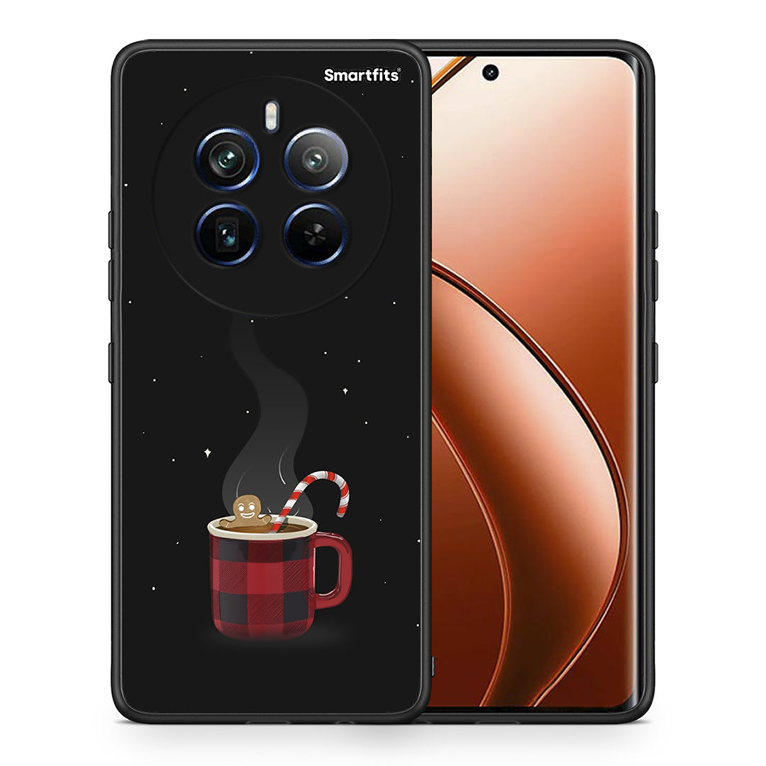 Θήκη Realme 12 Pro 5G / 12 Pro+ Xmas Bathing από τη Smartfits με σχέδιο στο πίσω μέρος και μαύρο περίβλημα | Realme 12 Pro 5G / 12 Pro+ Xmas Bathing case with colorful back and black bezels