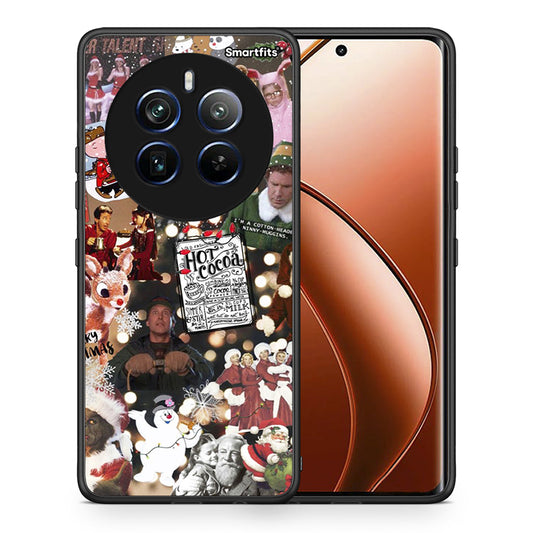 Θήκη Realme 12 Pro 5G / 12 Pro+ Xmas Movies από τη Smartfits με σχέδιο στο πίσω μέρος και μαύρο περίβλημα | Realme 12 Pro 5G / 12 Pro+ Xmas Movies case with colorful back and black bezels