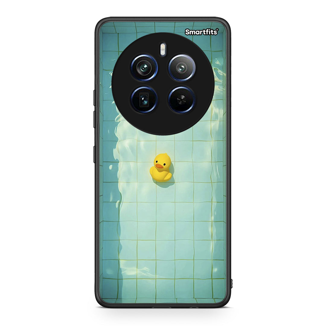 Realme 12 Pro 5G / 12 Pro+ Yellow Duck θήκη από τη Smartfits με σχέδιο στο πίσω μέρος και μαύρο περίβλημα | Smartphone case with colorful back and black bezels by Smartfits