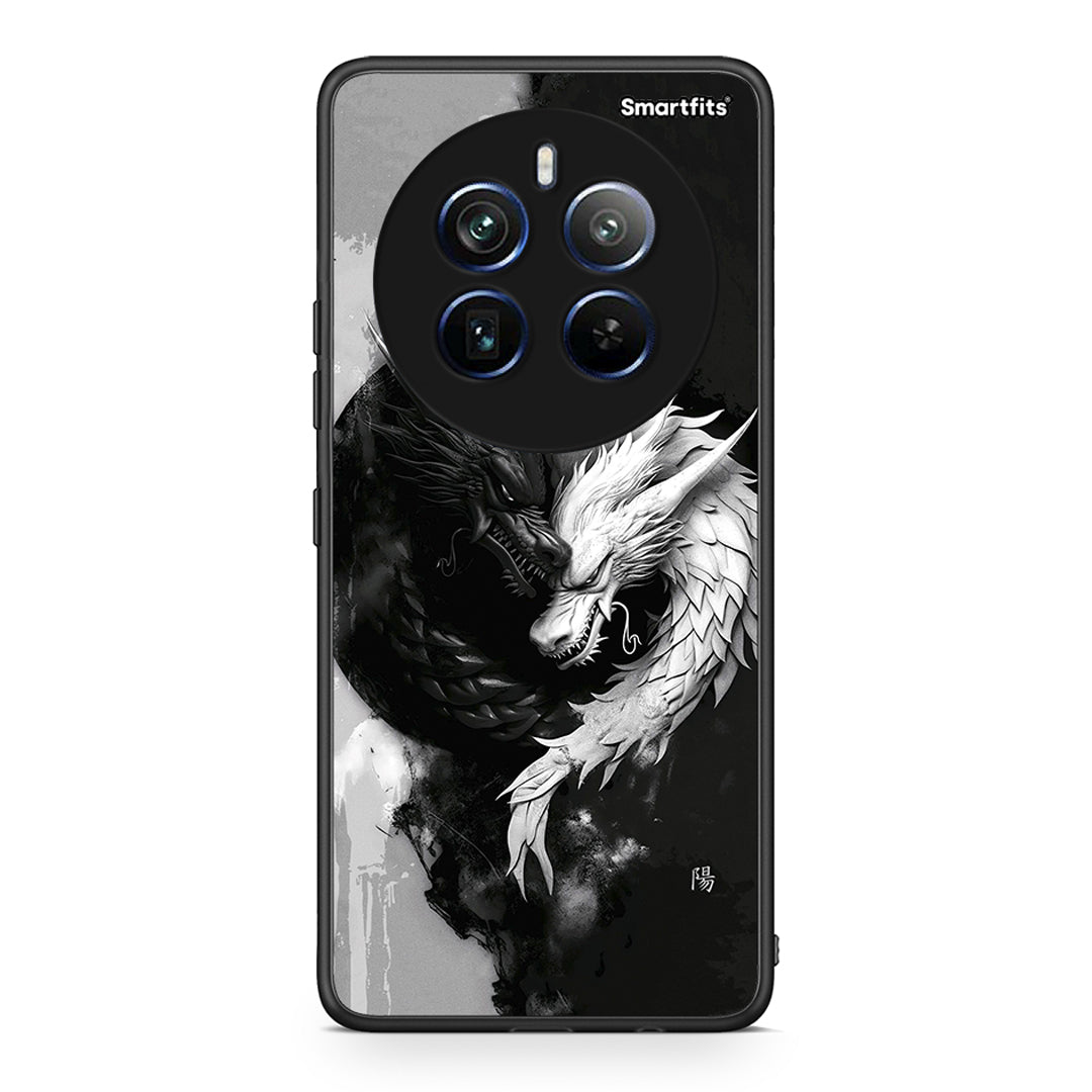 Realme 12 Pro 5G / 12 Pro+ Yin Yang Θήκη από τη Smartfits με σχέδιο στο πίσω μέρος και μαύρο περίβλημα | Smartphone case with colorful back and black bezels by Smartfits